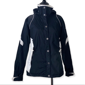 Columbia women’s small‎ black and white coat